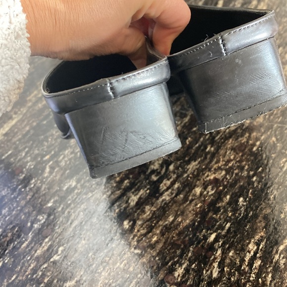 Lupo Italian Black Leather Mules size IT38 1/2. Purchased in Italy. - Picture 3 of 8